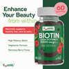 YumVs Biotin Gummies 5000mcg - Luscious Raspberry Flavor