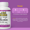 Natural Factors Biotin 10000Mcg, 60 CT