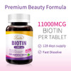 Lovita Maximum Strength 11,000mcg Biotin: Fast-Dissolving, Vegetarian Tablets