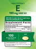 Nature's Truth Vitamin E Softgels - 400 IU 180mg - 100 Count