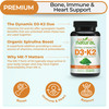 Why Not Natural Vitamin D3 K2 (MK-7) with Organic Spirulina, 10000 IU Extra