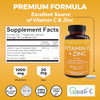 Viva Naturals Vitamin C and Zinc Supplement (250 Capsules)