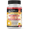 Vitamin D3 5000 IU (125 mcg) Natural Immune Support Supplement, Bone Strength
