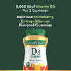 Nature's Bounty Vitamin D3 Gummies, Vitamin Supplement, Supports Immune Health