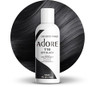 Adore Semi Permanent Hair Color (118 Off Black) | Vegan & Cruelty-Free Black Hair Dye | No Ammonia, No Peroxide, No Alcohol | 4 Fl Oz
