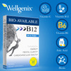 Wellgenix Bio Available Sublingual B12-60ct (2 Pack)