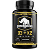 Best Value Max Strength 10,000 iu Vitamin D3 and 1500 mcg Vitamin K2 Supplements