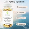 Clear Skin Acne Vitamins Capsules | Complexion Supplements 60 Count