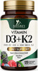 Vitamin D3 K2 Supplement - 5000 IU D3 + K2 100 mcg