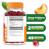 Lifeable Collagen Peptides Gummies 100mg - with 10000mcg Biotin