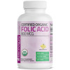 Bronson Organic Folic Acid (Vitamin B9 Folate) 800 mcg Folate from Lemon Peel