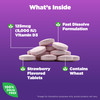 Natrol Fast Dissolve Vitamin D3 5,000 IU, Dietary Supplement for Bone and Joint