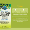 Whole Earth & Sea from Natural Factors, Sunflower Vitamin E, Whole Food