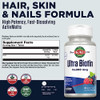 KAL Ultra Biotin 10000mcg ActivMelt, Hair Growth Supplement, High Potency
