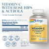 SOLARAY Vitamin C w/Rose HIPS & Acerola - 1000mg