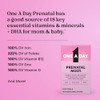 One A Day Prenatal Vitamins- Folic Acid, Iron, Omega- 3 (DHA), Pregnancy