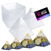 LETS RESIN Pyramid Molds for ResinLarge Silicone Pyramid MoldsSilicone Resin Molds for DIY Memorial Gifts JewelryGreat f