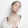 Tudomro 100 Pieces Waxed Leather Necklace Cord Bulk with Clasp Necklace Bracelet Chains String Rope Cord for Jewelry Mak