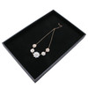 JETEHO Velvet Jewelry Tray for Drawers Black Jewelrys Display Tray Stackable Jewelry Organizer Trays for Necklace Bracel