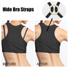 FFNIU Bra Strap Clips 12Pcs NonSlip Bra Straps Holder AntiSlip Bra Clips for Back Boost Cleavage Racerback Bra White 12