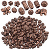 BronaGrand 100 GramAbout 150200pcs Antique Copper Spacer Beads Charm Bead Spacers Jewelry Findings Accessories for Brace