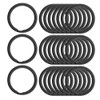 Nicunom 100pcs Key Rings 1 inch25mm Metal Flat Split Key Chains Rings for Home Car Keys Organization Arts Crafts Electro