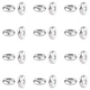 UNICRAFTALE About 200pcs Disc Spacer Beads 4mm Stainless Steel Flat Round Beads Metal Bead Spacers Finding for DIY Beadi