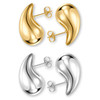 Teardrop Earrings Dupes for Women Gold Chunky Hoop Earring Dangle Earrings Water Drop Hypoallergenic Earring for Women