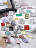 Kajaia 35 Pcs Enamel Pins Bulk Lapel Pins Alloy Brooches Backpack Badges Brooch for Friends Clothing Decor