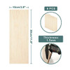 CRAFTIFF Balsa Wood Sheets Unfinished Thin Wood Pieces for Crafts 116 Thick 12x4 Pack of 6 12x4 Pack of 6