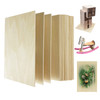 MUXGOA 20 Pack Basswood Sheets Thin Wood Sheets for Craft Laser Wood Burning Wooden DIY Ornaments Can be Cut Painted to