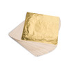 KraftiSky Gold Leaf Sheets 100 Gold Foil Sheets 14 x 14 cm Multipurpose Gold Leaf for Nails Art DIY Projects Picture Fra