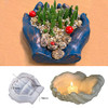 Hand Shaped Flower Pot Cement Silicone Mold Concrete Clay Succulent Planter Mold Dish Resin Jewelry Storage Mould Epoxy
