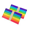 KTOJOY 6 100 Pcs Colored Jumbo Wooden Craft Sticks Wooden Popsicle Colored Craft Sticks Stick 34Wide Treat Sticks Ice Po