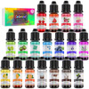 Epoxy Resin Pigment 18 Color Liquid UV Resin Dye for Coloring DIY Art Jewelry Making Concentrated Colorant for Paint Cra