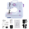 Sewing Machine for Beginners Kids Mini Portable Sewing Machines with 12 Builtin Stitch Patterns 2Speed Foot Pedal Perfec