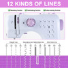 Sewing Machine for Beginners Kids Mini Portable Sewing Machines with 12 Builtin Stitch Patterns 2Speed Foot Pedal Perfec
