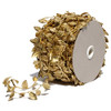 BASOKAN Gold Leaves Leaf Ribbon Trim Rope 20 Yards for Garland DIY Crafts and Party Wedding Home Decorations Gold