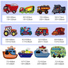 Woohome Car Ironon Patches Excavator Racing Car Fire Truck 40 PCS Sewon Appliques for Kids DIY Crafts Clothing Jeans Jac
