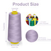 ilauke 12 x 1800 Yards Serger Thread Cones All Purpose Polyester Thread Assorted Colors Overlock Sewing Thread Spools fo