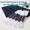 Sashiko kit Yokota Sashiko Thread Needles and Template Yume Fukin with Original English Manual Thimble Sewing Set Fabric