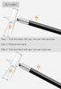 Craft Hobby Knife Exacto Knife 2 Knives and 60 Blades with a Bag Precision Cutter Knife for Cutting Carving Scrapbooking