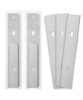Bates Replacement Scraper Blades with Dispenser 4 Inch 2 Pack 10 pcspack Carbon Steel Razor Blades Floor Scrapper Blade