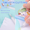 Craft Knife Pens 5Pcs Hobby Knife Pen Cutter Set Retractable PushType Ceramic Carving Cutting Hobby Knife Tool with 20Pc