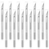 12 Pack Exacto Knife Set Metal Craft Knives Kit Hobby Knife Set Blade Precision Knifes for DIY Crafts Arts Trimming Cutt