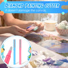 2 Pcs DIY Diamond Painting Parchment Paper Cutter Precision Craft Ceramic Blade Knife Pen for Cutting Paper Art with Rep