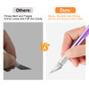 3PCS Craft Knife Hobby Knife Includes 30PCS Spare Exacto Knife Blades 11 and A Ruler HEADLEY TOOLS Precision Exacto Knif