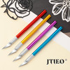 JTIEO 74 Pack Hobby Knife Exacto Knife with 4 Upgrade Sharp Hobby Knives and 70 Spare Craft Knife Blades for Art Scrapbo