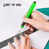 TIFICAL Exacto Knife 1 Pack Craft Knife with Extra 10 Pcs High Carbon Steel Blades Sharp Hobby Knives for Crafting Preci