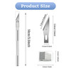 10 PCS Exacto Knife with 20 PCS Spare Sharp Blades Profession Craft Hobby Knives for DIY Art Cutting Modeling Scrapbooki